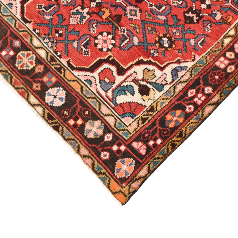 Alfombra persa - Nómada - 151 x 99 cm - rojo claro