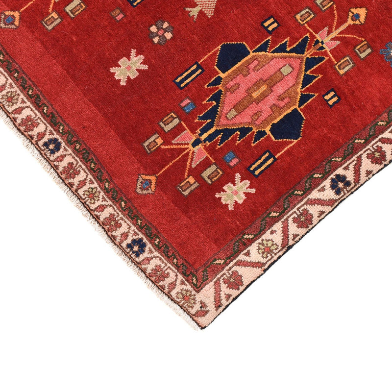 Alfombra de pasillo Alfombra persa - Nómada - 129 x 107 cm - rojo