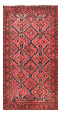 Alfombra de pasillo Alfombra Belutsch - 188 x 100 cm - rojo