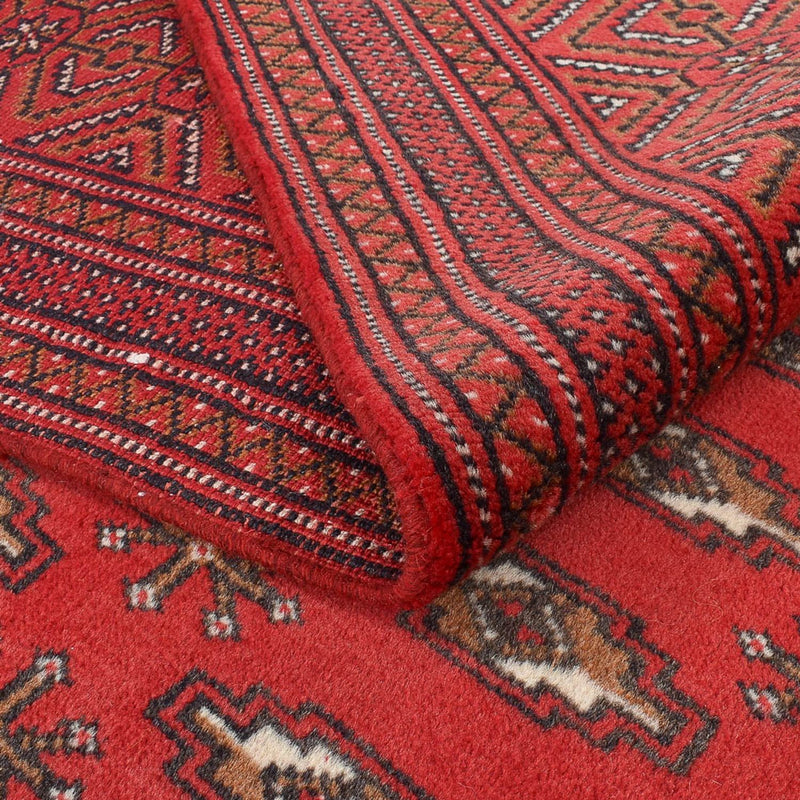 Alfombra Turkaman - 385 x 304 cm - rojo
