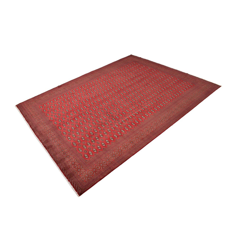 Alfombra Turkaman - 385 x 304 cm - rojo