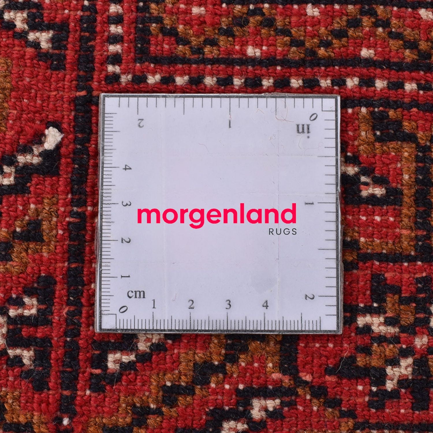 Alfombra Turkaman - 385 x 304 cm - rojo