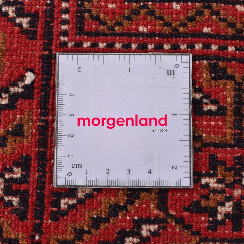 Alfombra Turkaman - 385 x 304 cm - rojo