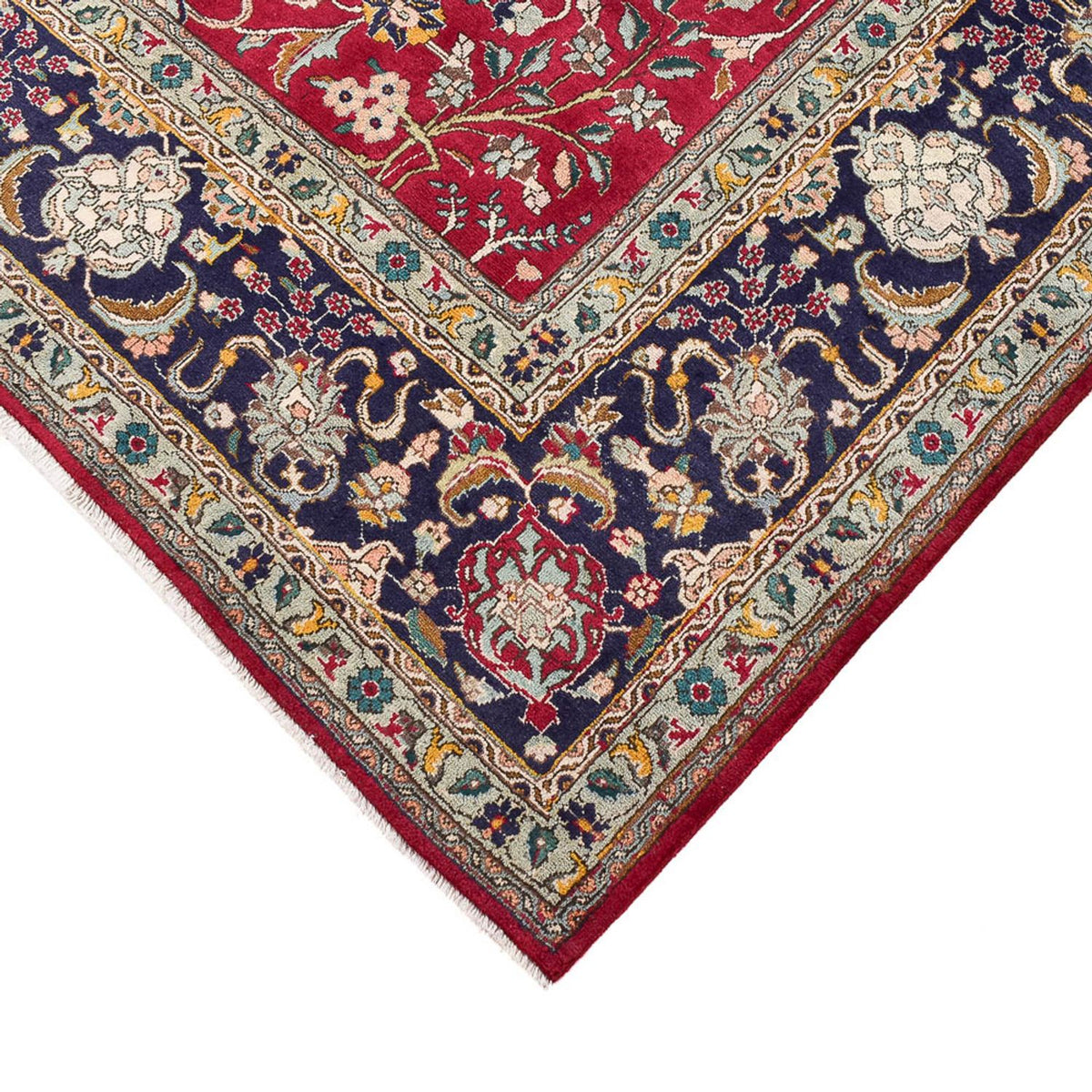 Alfombra persa - Tabriz - 386 x 301 cm - rojo
