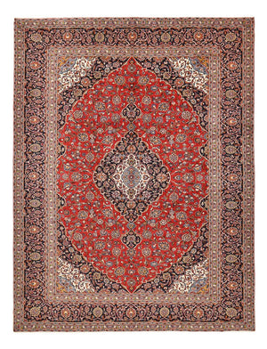 Alfombra persa - Keshan - 395 x 297 cm - rojo