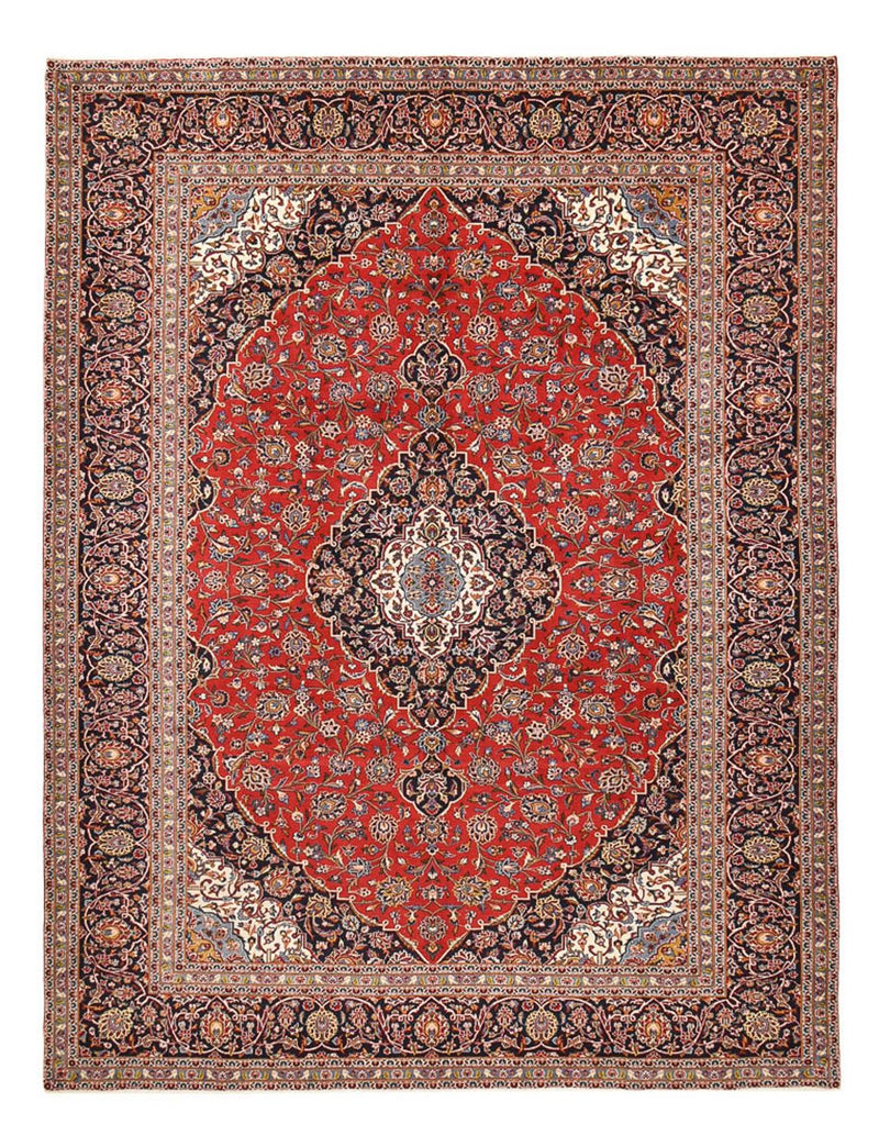 Alfombra persa - Keshan - 395 x 297 cm - rojo