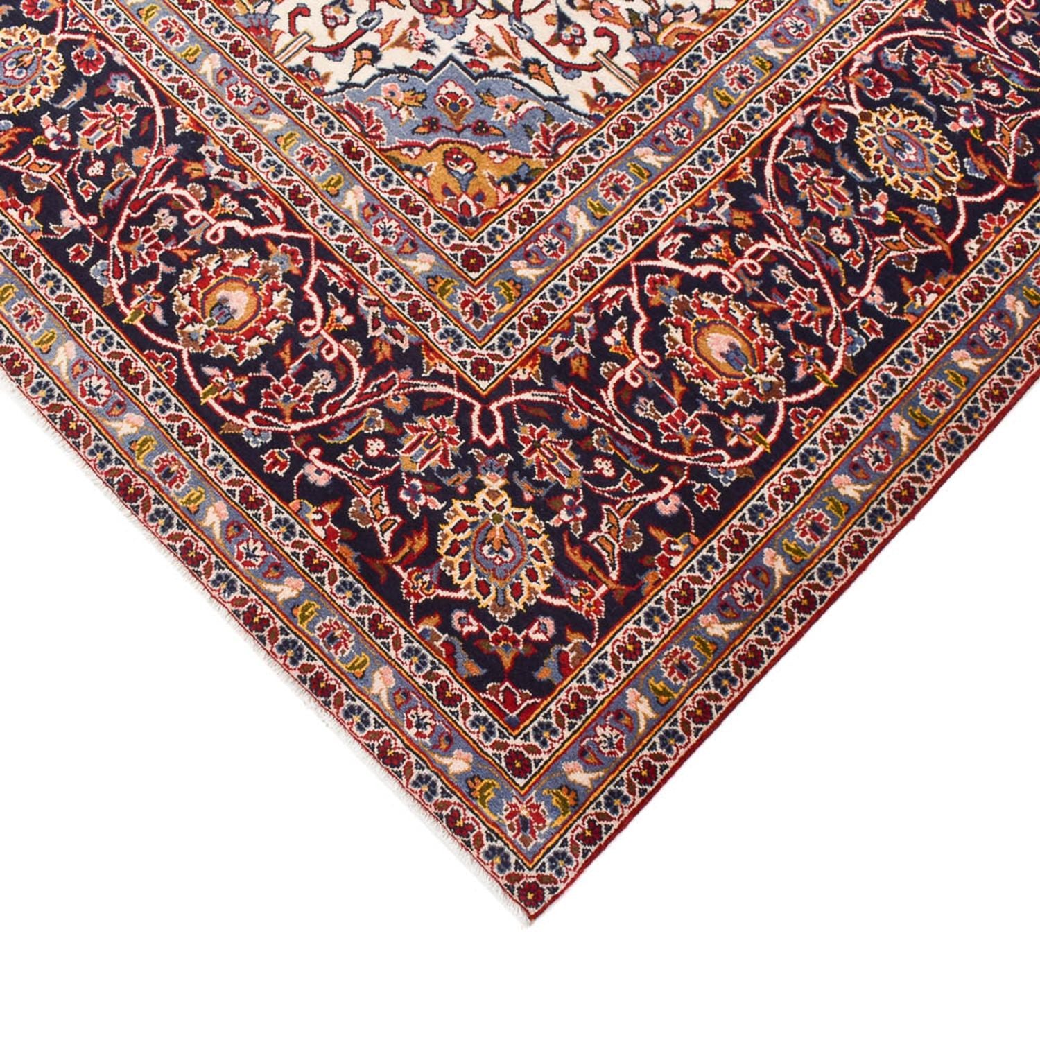 Alfombra persa - Keshan - 395 x 297 cm - rojo
