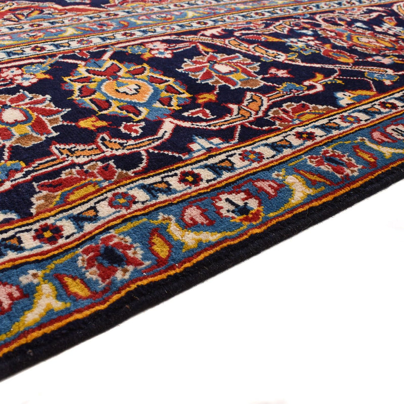 Alfombra persa - Keshan - 381 x 292 cm - azul oscuro
