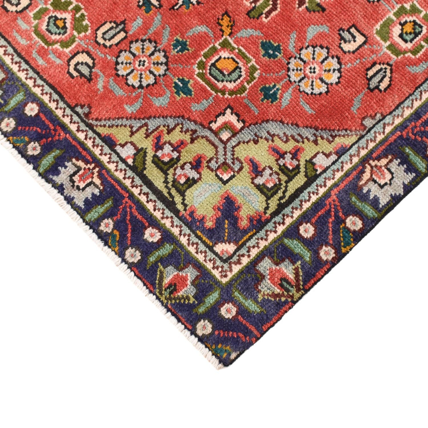 Alfombra persa - Tabriz - 139 x 90 cm - rojo claro