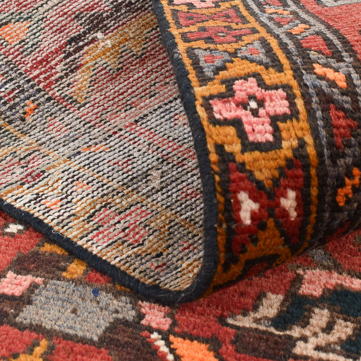 Alfombra de pasillo Alfombra persa - Nómada - 322 x 92 cm - terracota