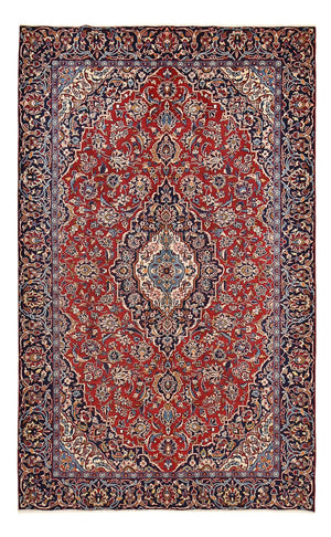 Alfombra persa - Keshan - 343 x 219 cm - rojo