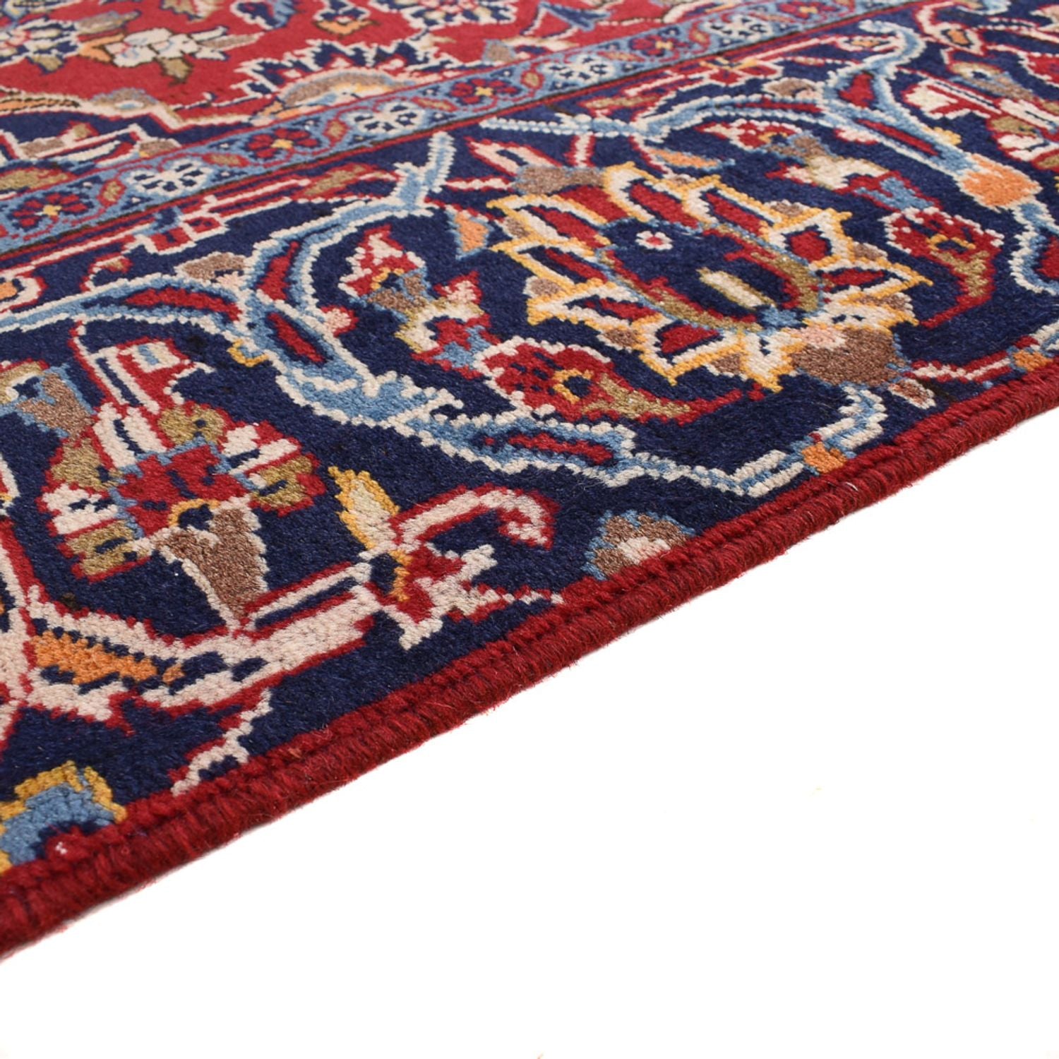 Alfombra persa - Keshan - 343 x 219 cm - rojo