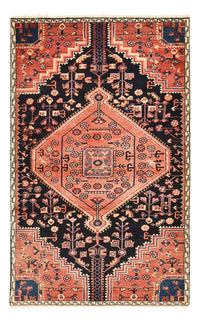 Alfombra persa - Nómada - 153 x 93 cm - rojo claro