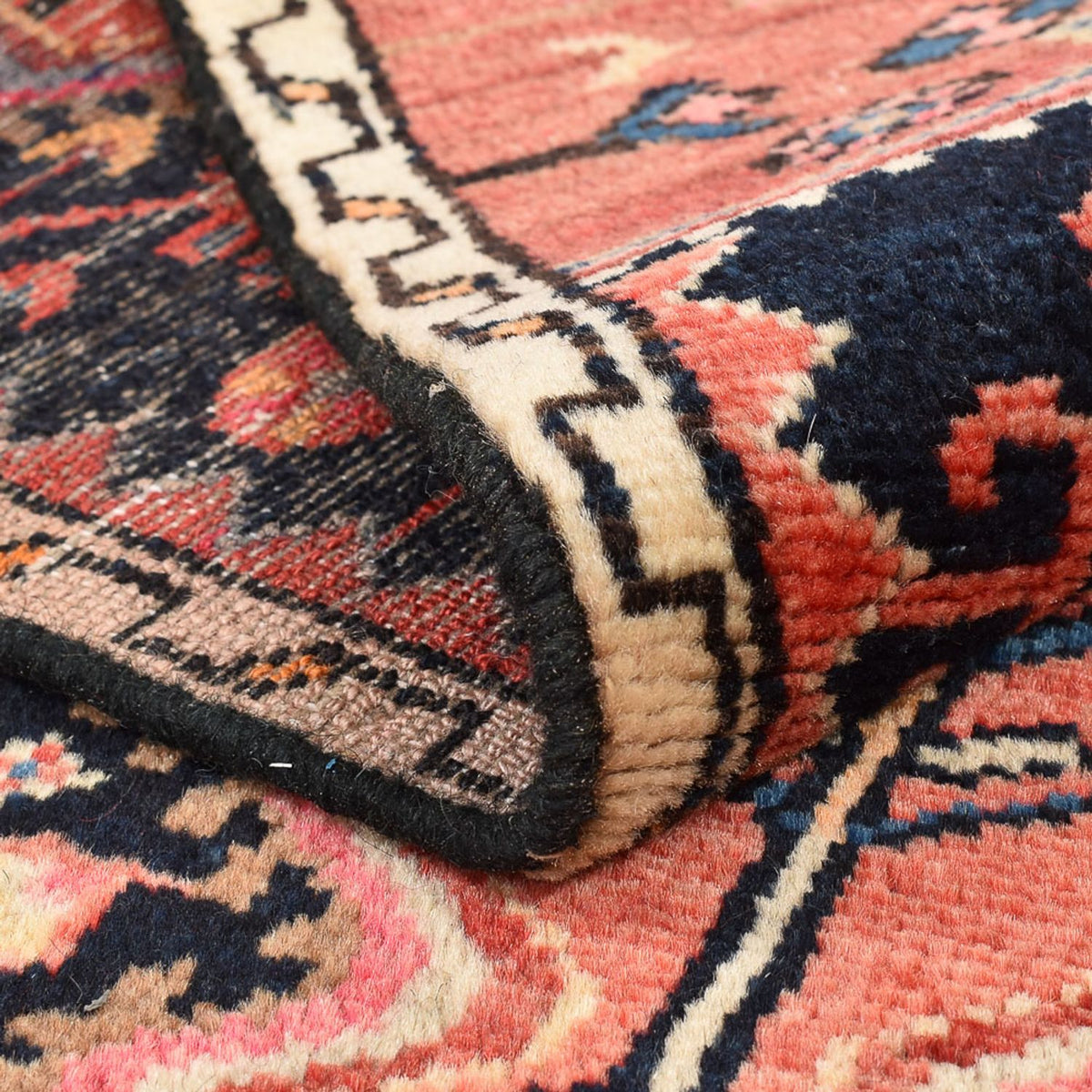 Alfombra persa - Nómada - 153 x 93 cm - rojo claro