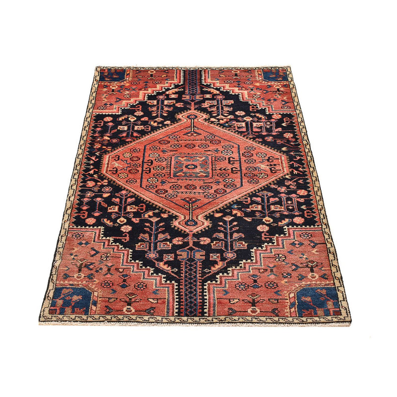 Alfombra persa - Nómada - 153 x 93 cm - rojo claro