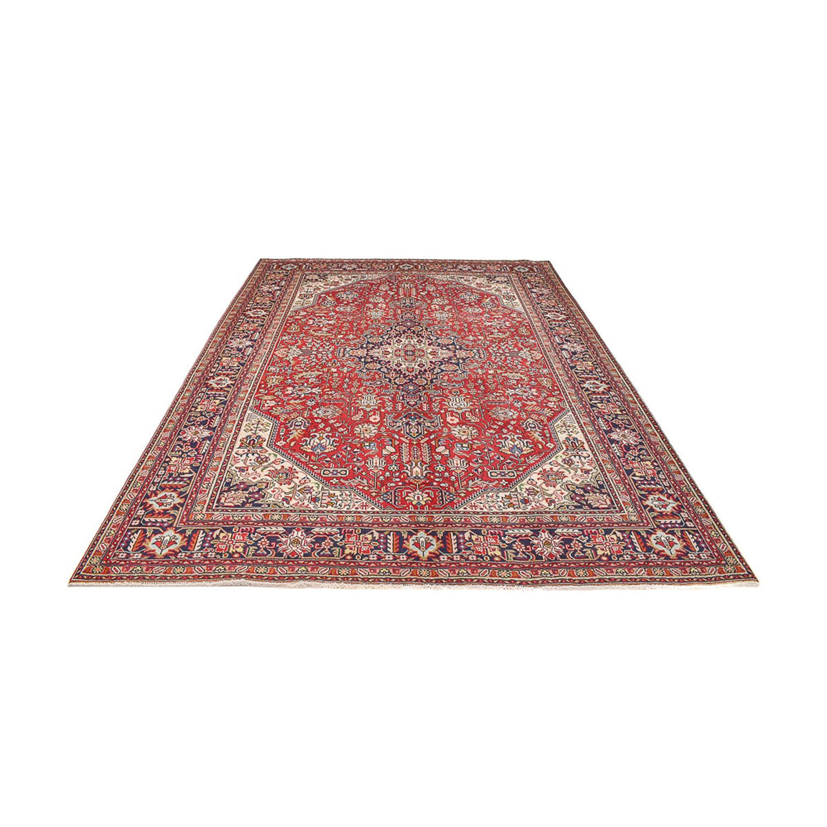 Alfombra persa - Tabriz - 340 x 245 cm - rojo