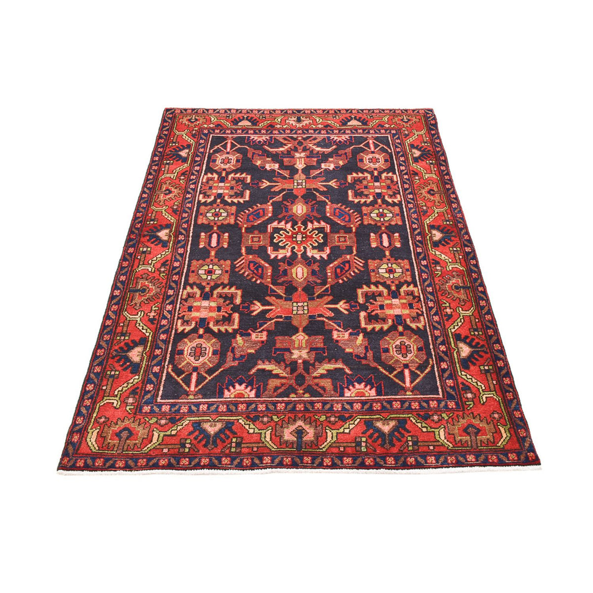 Alfombra persa - Nómada - 205 x 131 cm - multicolor
