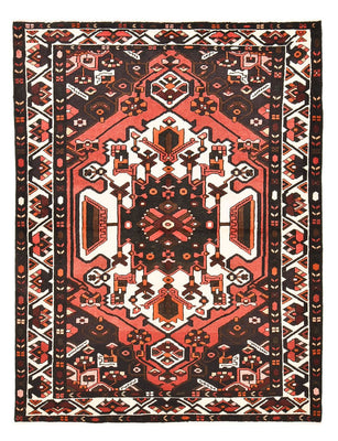 Alfombra persa - Nómada - 218 x 165 cm - multicolor