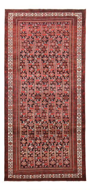 Alfombra de pasillo Alfombra Belutsch - 307 x 147 cm - óxido