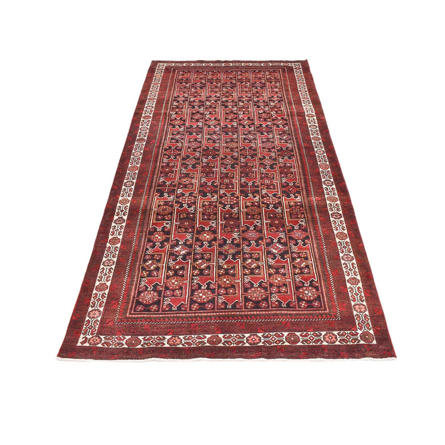 Alfombra de pasillo Alfombra Belutsch - 307 x 147 cm - óxido