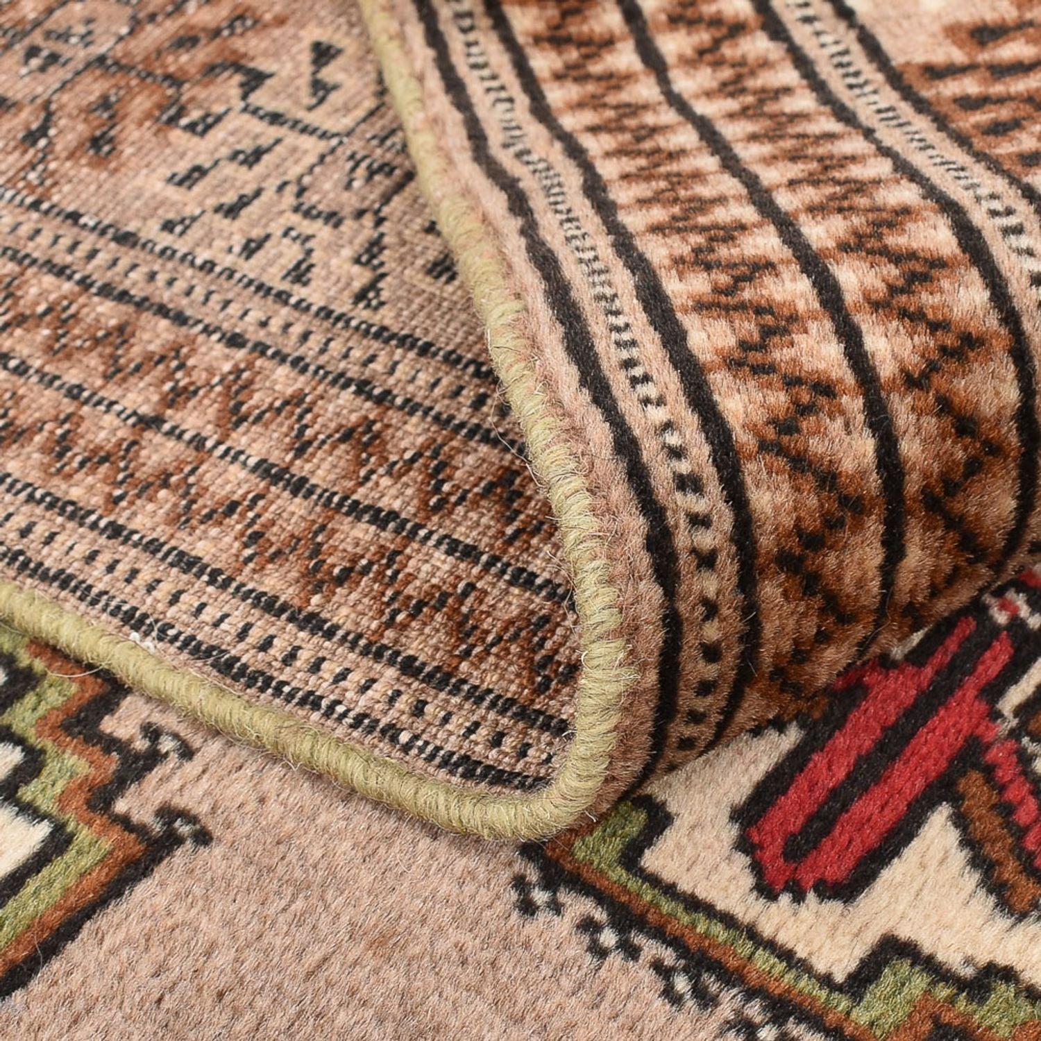 Alfombra Turkaman - 191 x 134 cm - arena