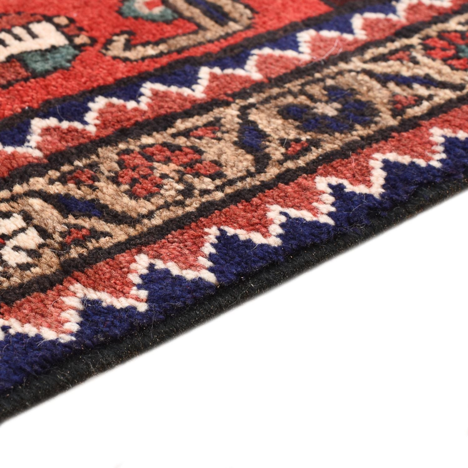 Alfombra persa - Nómada - 148 x 97 cm - multicolor