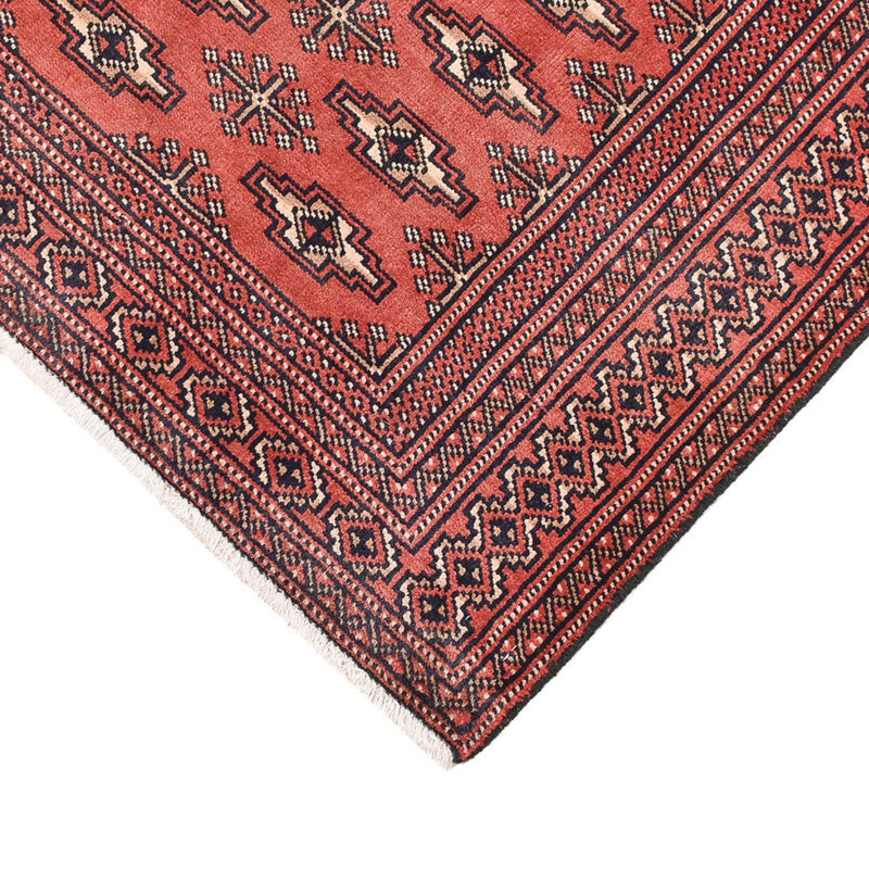 Alfombra Turkaman - 132 x 99 cm - rojo