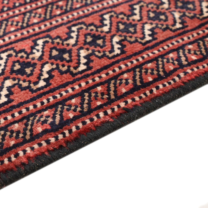 Alfombra Turkaman - 132 x 99 cm - rojo