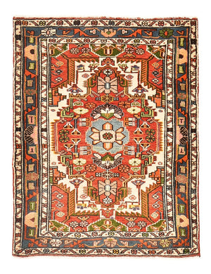 Alfombra persa - Nómada - 118 x 90 cm - multicolor