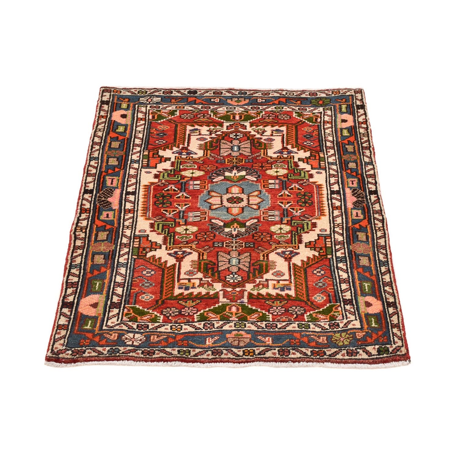 Alfombra persa - Nómada - 118 x 90 cm - multicolor