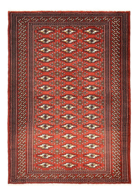Alfombra Turkaman - 133 x 95 cm - rojo