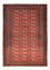 Alfombra Turkaman - 133 x 95 cm - rojo