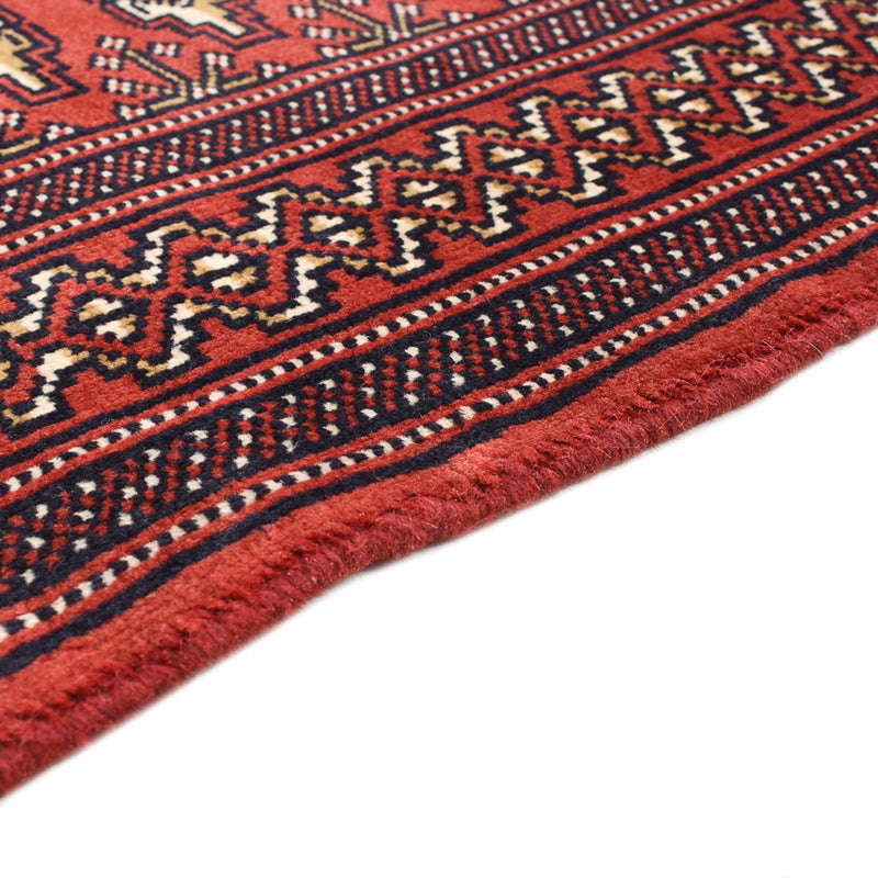 Alfombra Turkaman - 133 x 95 cm - rojo