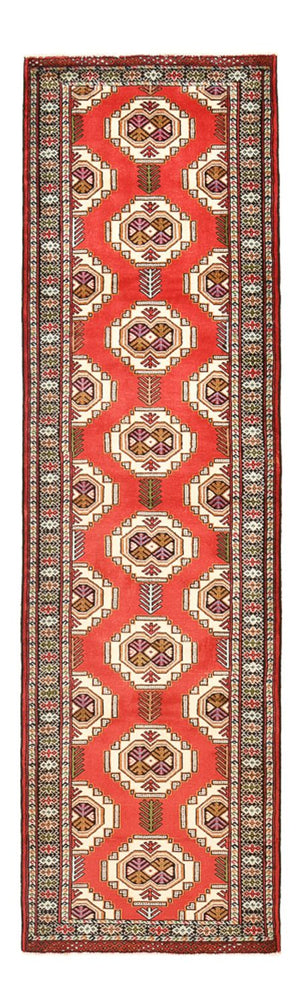 Alfombra de pasillo Alfombra Turkaman - 283 x 85 cm - rojo