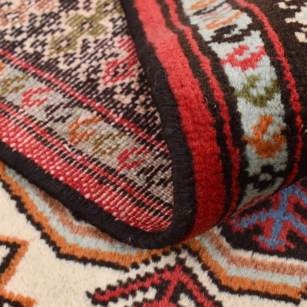 Alfombra de pasillo Alfombra Turkaman - 283 x 85 cm - rojo