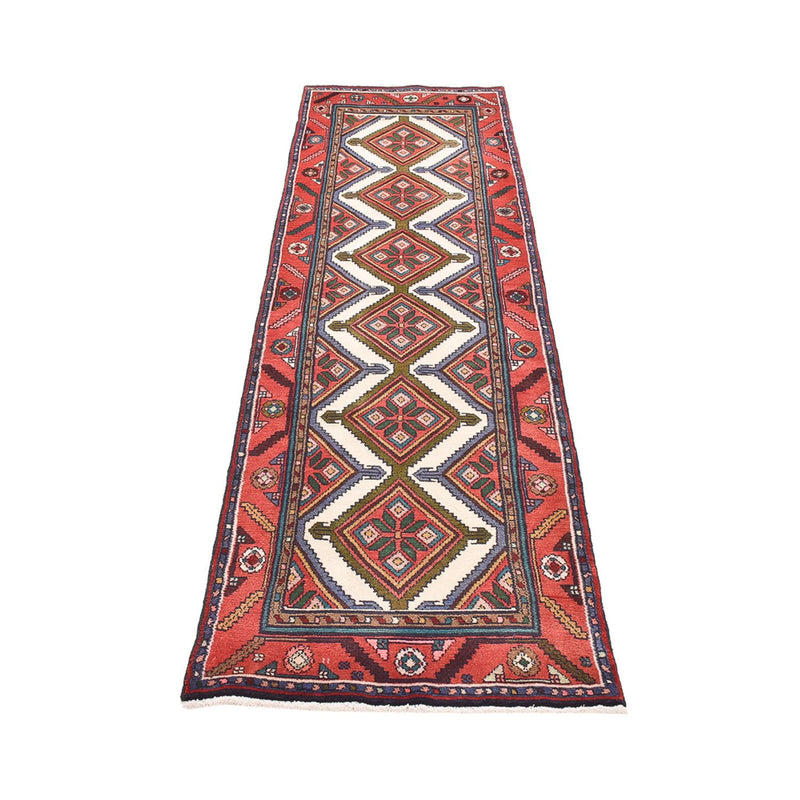 Alfombra de pasillo Alfombra persa - Nómada - 288 x 75 cm - rojo oscuro