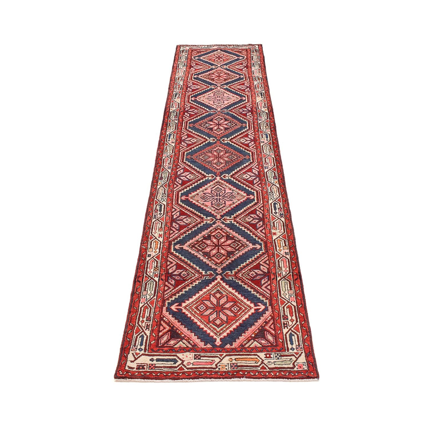 Alfombra de pasillo Alfombra persa - Nómada - 336 x 83 cm - óxido