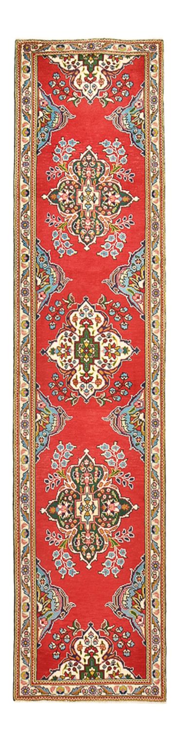 Alfombra de pasillo Alfombra persa - Tabriz - 343 x 80 cm - rojo