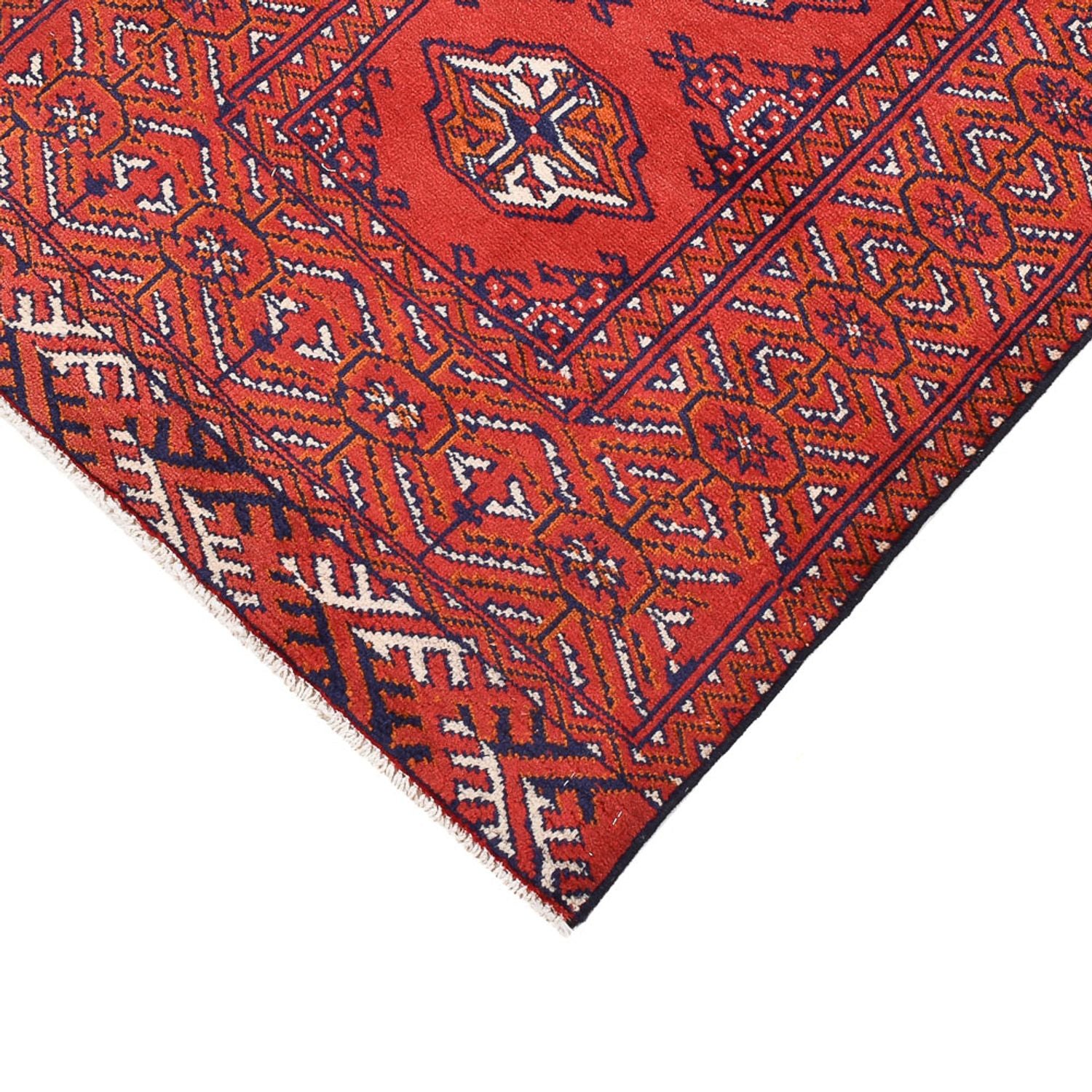 Alfombra de pasillo Alfombra Turkaman - 277 x 75 cm - rojo