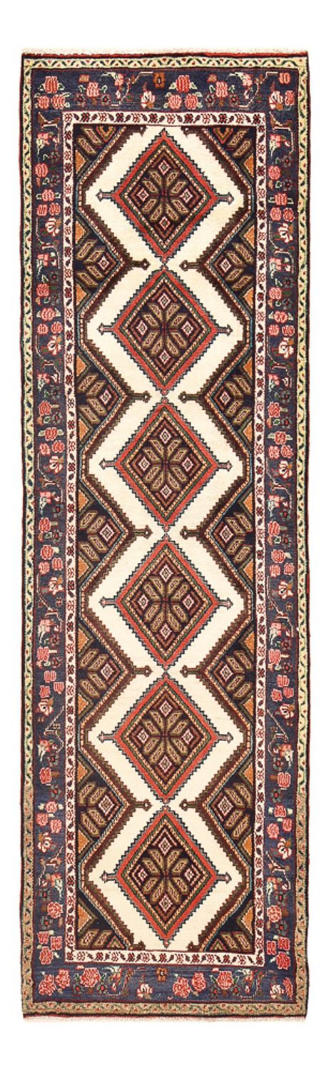 Alfombra de pasillo Alfombra persa - Nómada - 275 x 86 cm - beige oscuro