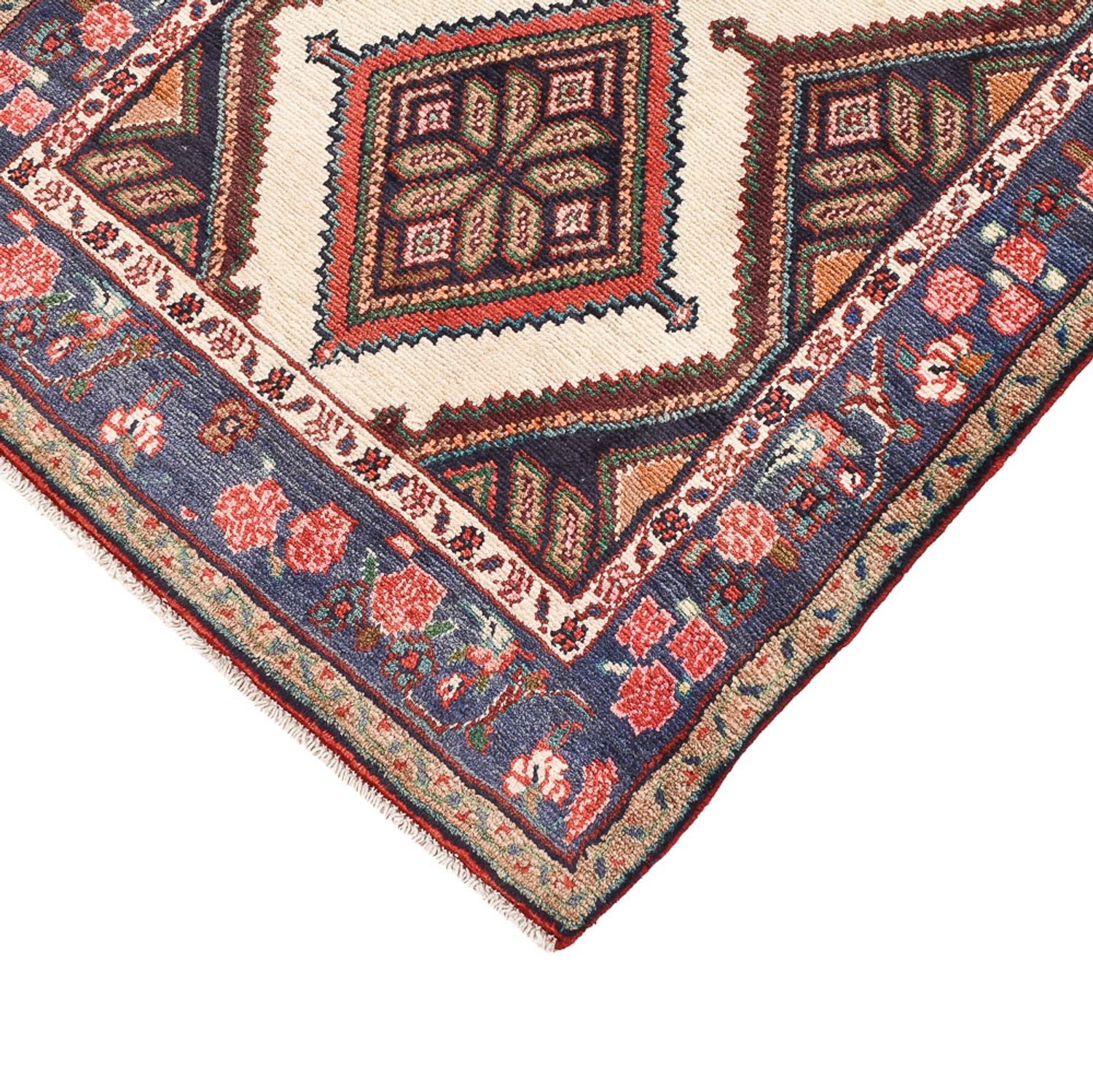 Alfombra de pasillo Alfombra persa - Nómada - 275 x 86 cm - beige oscuro