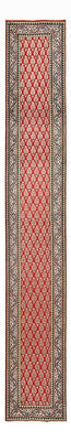 Alfombra de pasillo Alfombra persa - Tabriz - 483 x 76 cm - óxido
