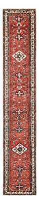 Alfombra de pasillo Alfombra persa - Nómada - 386 x 71 cm - rojo