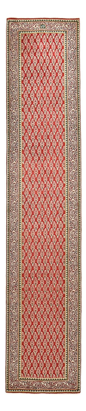 Alfombra de pasillo Alfombra persa - Tabriz - 381 x 73 cm - óxido