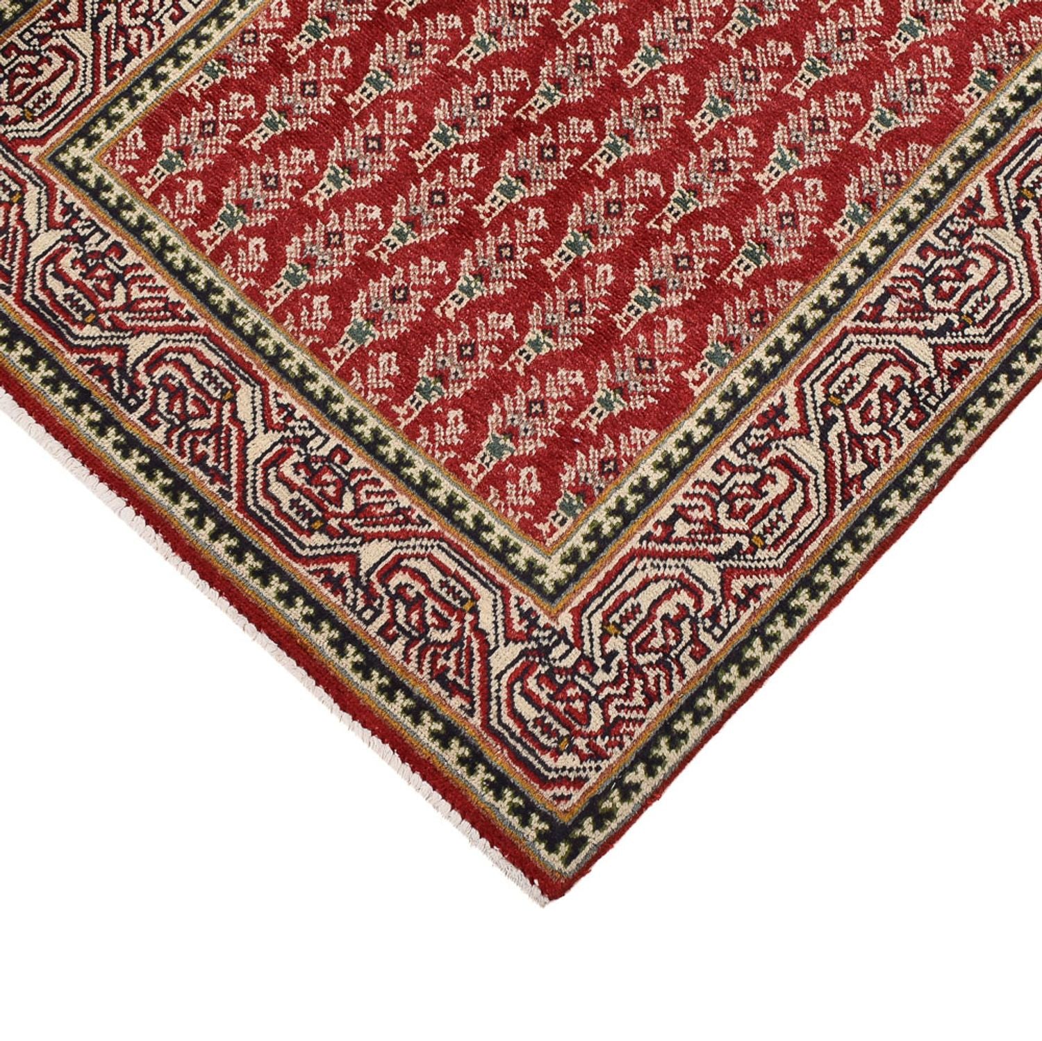 Alfombra de pasillo Alfombra persa - Tabriz - 381 x 73 cm - óxido