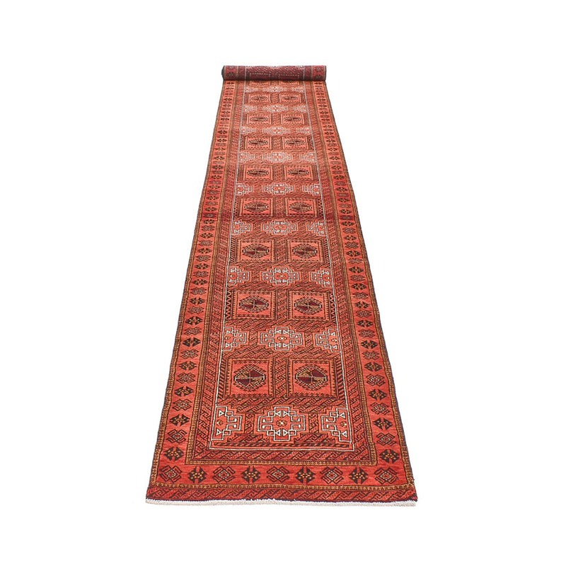 Alfombra de pasillo Alfombra Belutsch - 573 x 86 cm - óxido