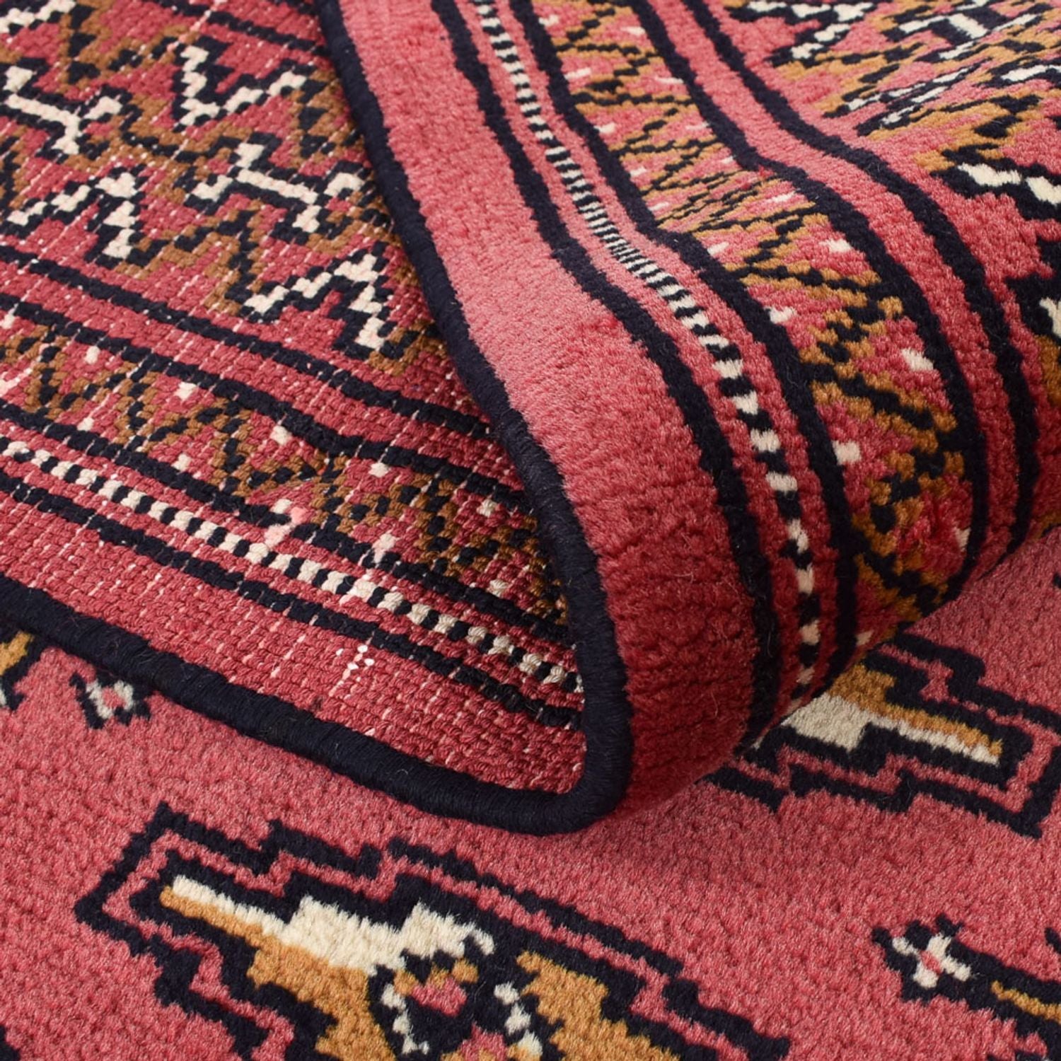 Alfombra de pasillo Alfombra Turkaman - 285 x 105 cm - rojo