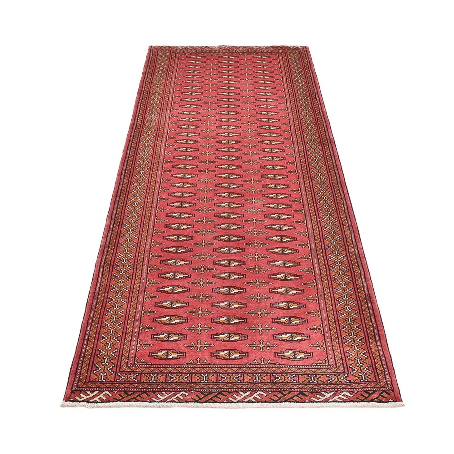 Alfombra de pasillo Alfombra Turkaman - 285 x 105 cm - rojo