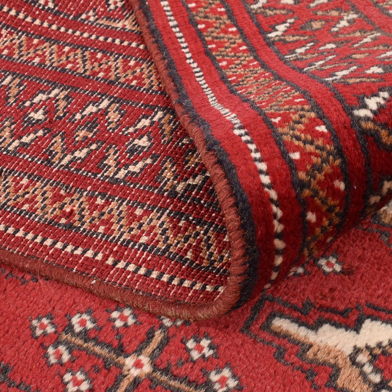 Alfombra de pasillo Alfombra Turkaman - 274 x 96 cm - rojo