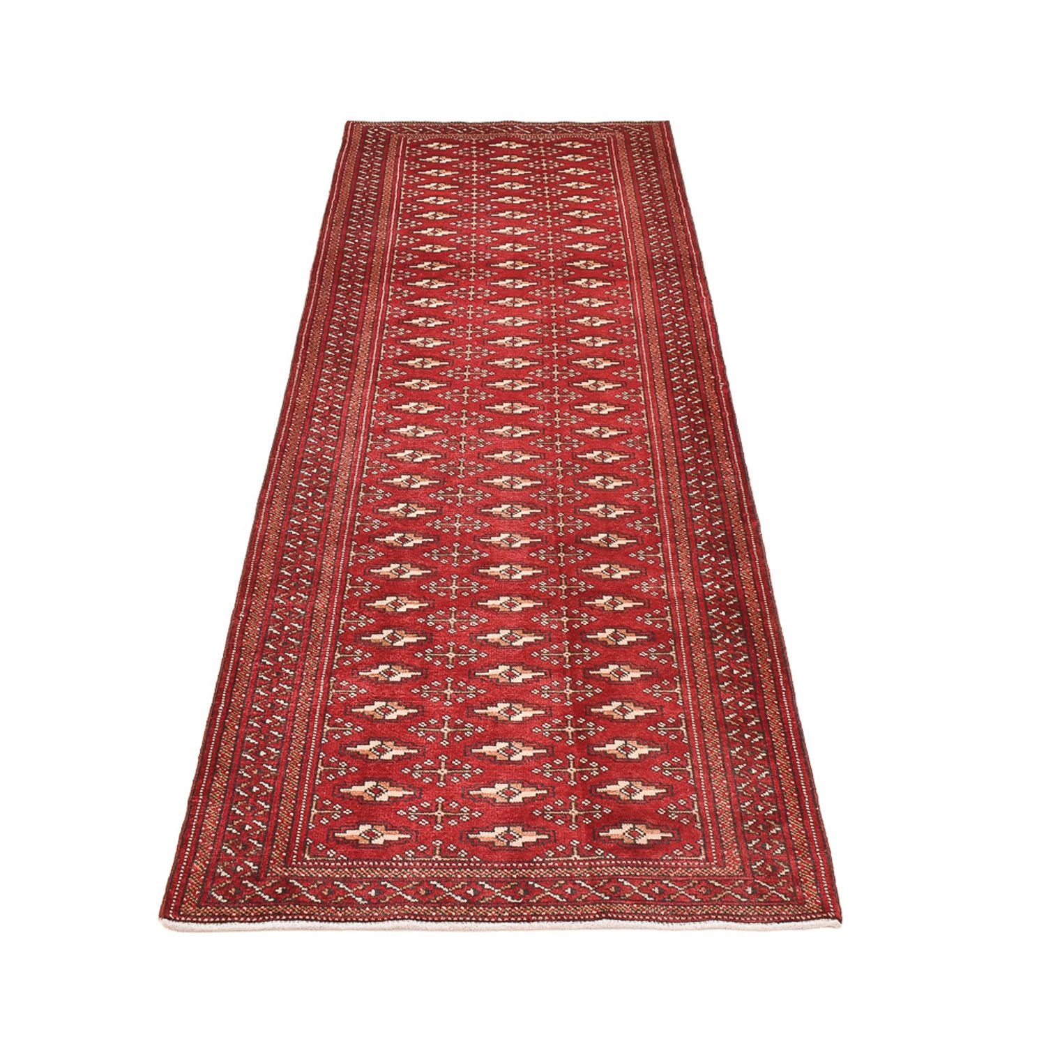 Alfombra de pasillo Alfombra Turkaman - 274 x 96 cm - rojo